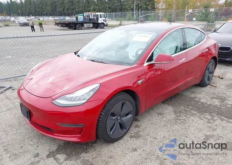 2018 Tesla Model 3 Long Range/Performance from USA, damaged, VIN 5YJ3E1EB4JF099553